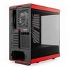 Hyte Y40 Midi Tower, Tempered Glass – juodos spalvos /raudonos spalvos