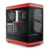 Hyte Y40 Midi Tower, Tempered Glass – juodos spalvos /raudonos spalvos