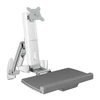 ICYBOX IB-MS600-W Icy Box Sieninis laikiklis iki 24 (61 cm) ekranui su pelė ir klaviatūros darbo vieta