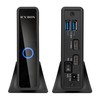 Icy Box RaidSonic ICYBOX IB-382H-C31 išorinis korpusas, skirtas 3,5 colio arba 2,5 colio HDD / SSD su USB 3.2 Gen 2 Type-C sąsaja ir USB šakotuvu