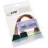 InLine 4 kontaktų Molex maitinimo Y kabelis iki 2x SATA maitinimo - 0,15 m