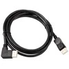 InLine 8K (UHD-2) DisplayPort laidas, kampuotas į kairę, juodas - 2m