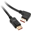 „InLine 8K“ (UHD-2) „DisplayPort“ kabelis, stačiu kampu, juodas - 3 m