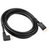 InLine 8K (UHD-2) „DisplayPort“ laidas, kampuotas į kairę, juodas – 5 m
