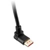 „InLine 8K“ (UHD-2) „DisplayPort“ kabelis, žemyn nukreiptas, juodas - 3 m