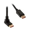 InLine 8K (UHD-2) DisplayPort Cable, upward angled, juodas – 1m