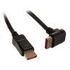 InLine 8K (UHD-2) DisplayPort Cable, upward angled, juodas – 2m