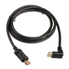 InLine 8K (UHD-2) DisplayPort Cable, upward angled, juodas – 2m