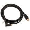 InLine 8K (UHD-2) „DisplayPort“ laidas, nulenktas žemyn, juodas – 2m