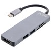 InLine daugiafunkcis šakotuvas USB 3.2, 2x USB-A, HDMI, kortelių skaitytuvas