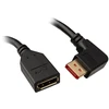 „InLine DisplayPort“ adapterio kabelis, 8K4K, stačiu kampu, Ø 0,15 m