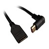 InLine DisplayPort adapterio laidas, 8K4K, pakreiptas į viršų – 0,15 m