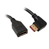 InLine DisplayPort Adapteris Cable, 8K4K, right angled – 0.15m