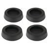 InLine rubber feet for PC cases - juodas