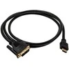 InLine HDMI į DVI adapterio kabelis didelės spartos, juodas - 1,5 m