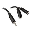 InLine jack Y kabelis, 3,5 mm lizdo kištukas, 3,5 mm lizdas - 2 m