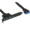 Inline 33390C lizdo laikiklis USB 3.0 2x USB lizdas prie vidinės pagrindinės plokštės jungties, 0,5 m