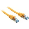 InLine patch kabelis Cat.6A, S/FTP (PiMf), 500MHz, geltonas - 0,5m