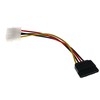 InLine SATA maitinimo adapterio laidas su 4 kontaktų Molex - 15 cm