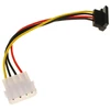 „InLine SATA“ maitinimo adapterio kabelis į 4 kontaktų „Molex“, pakreiptas į viršų