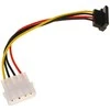 „InLine SATA“ maitinimo adapterio kabelis į 4 kontaktų „Molex“, pakreiptas į viršų