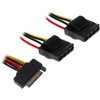 InLine SATA Strom-Y-Cable to 2x 4-Pol Molex - 30cm