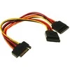 InLine SATA Power Y-Cable SATA Latch - 0.15m