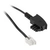 InLine TAE-F kabelis skirtas DSL maršrutizatoriui, TAE-F jungtis prie RJ45 8P2C - 15m