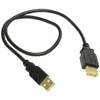 Inline USB 2.0 prailgintuvas, auksiniais kontaktais - 0,5 m