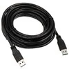 InLine USB 3.0 kabelis, nuo A iki A, juodas - 5m