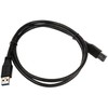 InLine USB 3.0 kabelis, nuo A iki A, juodas - 1m