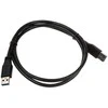 InLine USB 3.0 kabelis, nuo A iki A, juodas - 1m