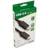 Inline USB 3.2 Gen.2 kabelis, USB C tipo kištukas/kištukas, juodas - 0.5m