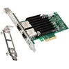 „Intel X550-T2“, 2 x 10 GBase-T, PCIe 3.0 x 4, žemo profilio – masinis