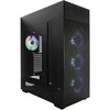 In Win InWin Modfree Deluxe Big-Tower Tempered Glass – juodos spalvos