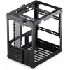 Jonsbo C6 PC-kompiuterio korpusas, Mini-Tower, Micro-ATX, mit Tragegriff – juodos spalvos