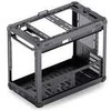 Jonsbo C6 MAX PC-kompiuterio korpusas, Mini-kompiuterio korpusas, Micro-ATX, Tempered Glass – juodos spalvos