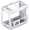 Jonsbo C6 MAX PC-kompiuterio korpusas, Mini-kompiuterio korpusas, Micro-ATX, Tempered Glass – baltos spalvos