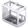 Jonsbo C6 MAX PC-kompiuterio korpusas, Mini-kompiuterio korpusas, Micro-ATX, Tempered Glass – baltos spalvos