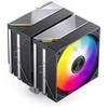 Jonsbo CA80 CPU Cooler, Dual-Tower, 2 x 120mm, PWM, RGB – juodas