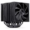 Jonsbo CA90 CPU Cooler, Dual-Tower, 1 x 130mm / 1 x 120mm, PWM, ARGB – juodas