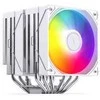Jonsbo CB80 CPU Cooler, Dual-Tower, 2 x 120mm, PWM, RGB – baltas