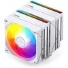 Jonsbo CB80 CPU Cooler, Dual-Tower, 2 x 120mm, PWM, RGB – baltas