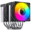Jonsbo CR-1400 DV2 procesoriaus aušintuvas ARGB – 2 x 92mm, juodos spalvos