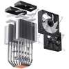 Jonsbo CR-1400 DV2 procesoriaus aušintuvas ARGB – 2 x 92mm, juodos spalvos