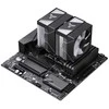 Jonsbo CR-1400 DV2 procesoriaus aušintuvas ARGB – 2 x 92mm, juodos spalvos