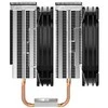 Jonsbo CR-2000 GT procesoriaus aušintuvas Dual Tower, ARGB – 2x 120mm, juodos spalvos