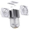 Jonsbo CR-3000E 3-Pin procesoriaus aušintuvas, Dual-Tower, RGB, 260W TDP – baltos spalvos, 120mm