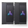 Jonsbo CR-3000E procesoriaus aušintuvas, Dual-Tower, ARGB – 120mm, juodos spalvos