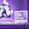 Jonsbo D200 PC Case, Mini Tower, mATX, Tempered Glass – baltas